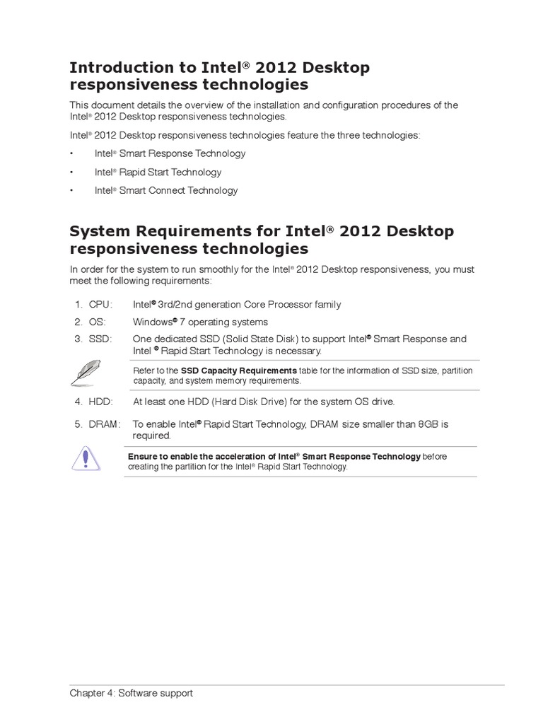 Intel Technology Manual PDF | PDF | Solid State Drive | Hard Disk Drive