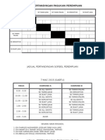 Jadual Pertandingan Sofbal