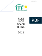 Rules of Beach Tennis 2015