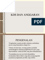 Kos Dan Anggaran