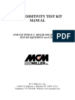 Soil Resisitivity Test Kit Manual: (For Use With M. C. Miller Soil Resistivity TEST KIT EQUIPMENT (Cat # 156225) )