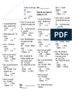 Soal Ulangan Harian Preposition