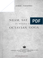 Ovidiu Papadima Neam , Sat Oras in Opera Lui G Cosbuc