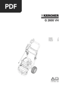 Karcher g outlet 2500 vh