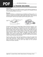 Ultrasonic Machining