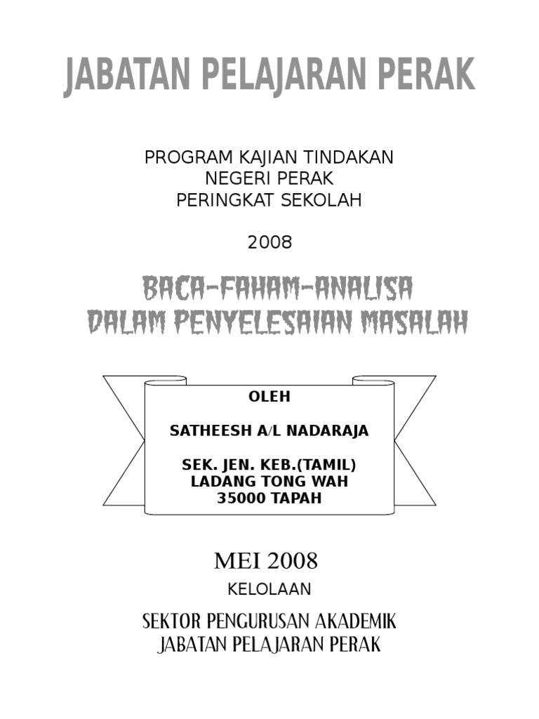 Kajian Tindakan Sek Ren Pdf