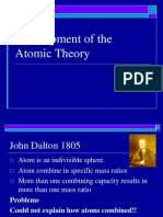 Development of The Atomic Theory