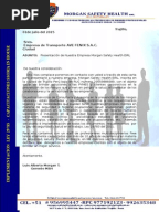 Modelo de Propuesta Tecnica, Economica y Carta de Presentacion