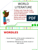World Literature: - Written Work From The Latin