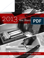 2013 Wet Shaving Report by Straight Razor Magazine