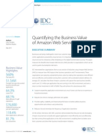 IDC Business Value of AWS May 2015