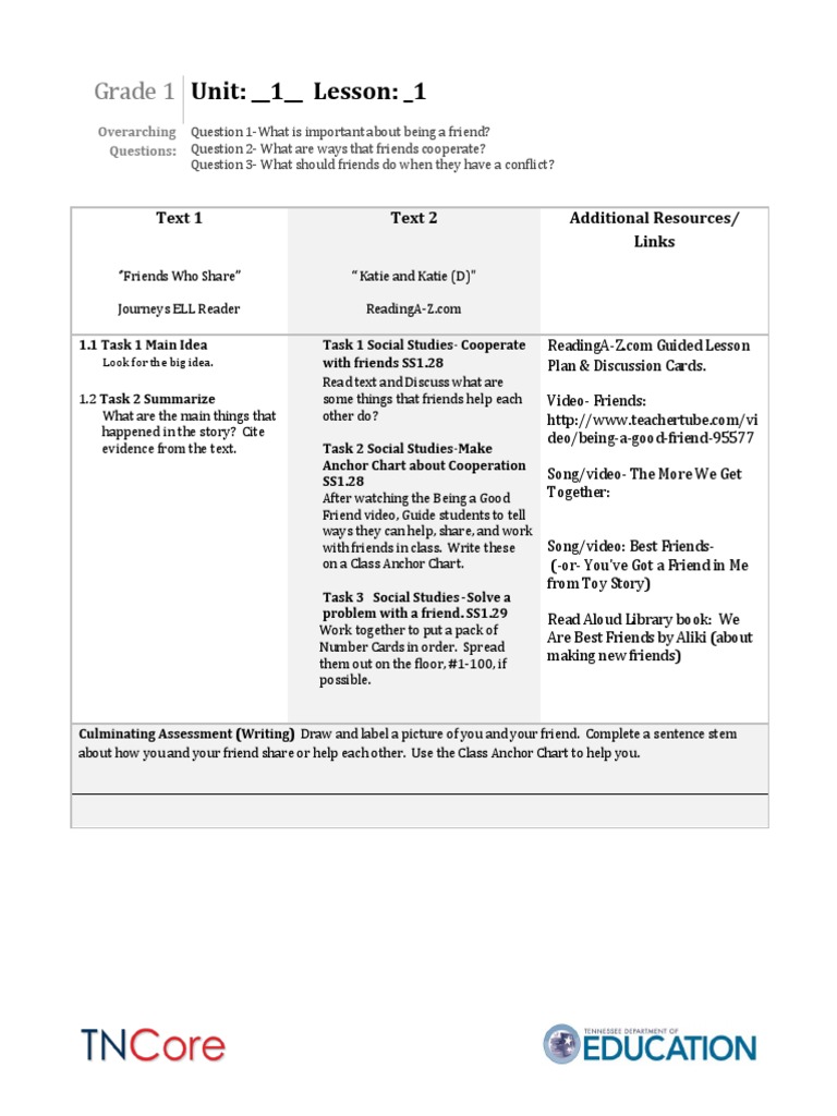 Esl GR 1 1-9 | PDF | Lesson Plan | Reading (Process)