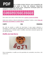 Para começar bem a dieta dukan temos uma sugestão de cardápio saboroso para a fase de ataque.docx