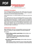 1st Birthday Script Pdf Birthdays