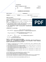 Quimica Tecnica- Examen de Suficiencia - 2012