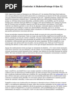 Almoço Ajuda A Controlar A DiabetesProtege O Que É Bom