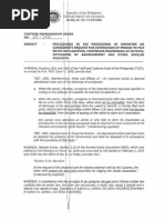 Download CMO No24 2015 Procedures in the Processing of Importer or Consignees Request for Exemption of Period to File Entry Declaration by PortCalls SN273359118 doc pdf