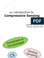 An Introduction To: Compressive Sensing