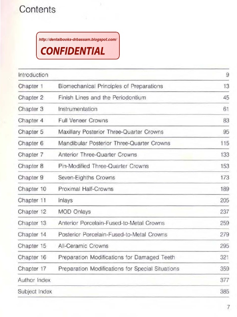 Tooth Preparation for Restorations | PDF | Human Tooth | Tooth