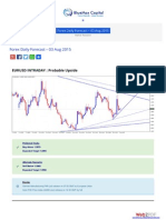 Forex Daily Forecast 03 Aug 2015 Bluemaxcapital