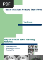 Scale Invariant Feature Transform: Tom Duerig