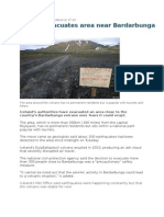 Iceland Evacuates Area Near Bardarbunga Volcano: 20 August 2014
