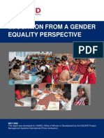 Education From a Gender Equality Perspective