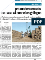 Ence compra madera en 6 de cada 10 municipios gallegos