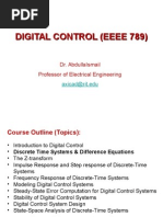 Discrete Time Systems Discrete Time Systems & Difference Equations