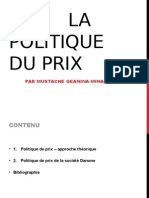 La Politique Du Prix