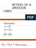 Parameters of A Transmission Lines