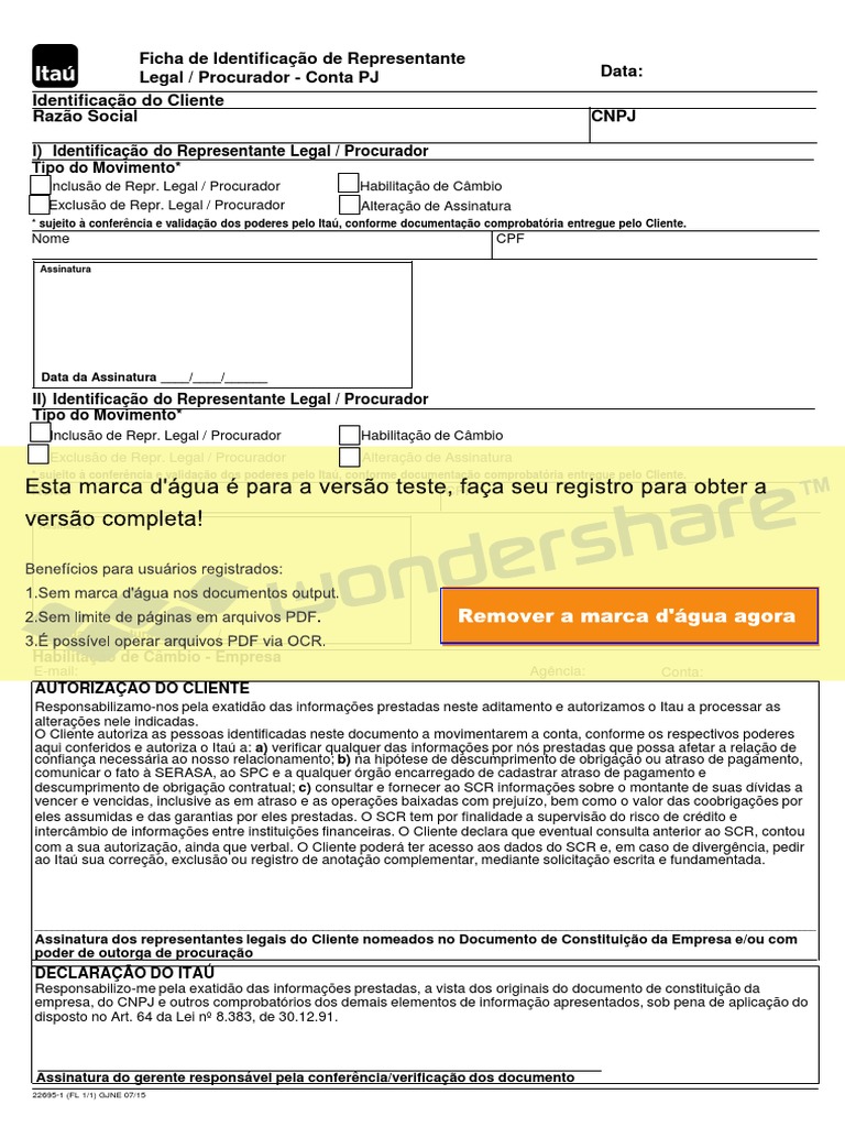 Ficha de Compensacao | PDF | Business