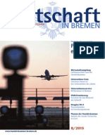 Wirtschaft in Bremen 08/2015 - Flughafen Bremen GmbH: Profitabel und erfolgreich