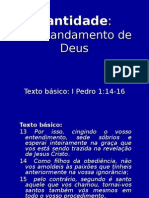 Santidade Um Mandamento de Deus