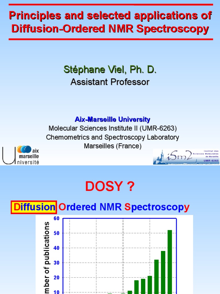 Diffusion-Ordered NMR Spectroscopy Guide | PDF | Relaxation (Nmr ...