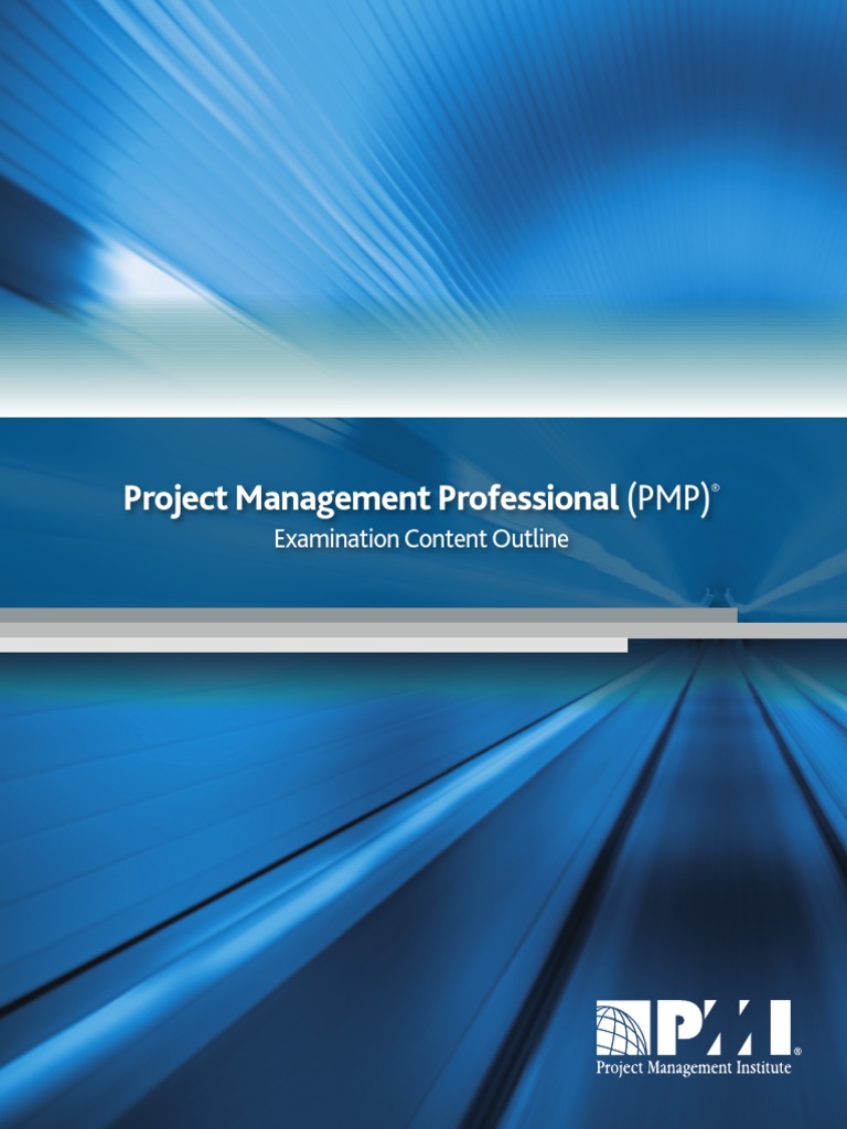 PMP Exam Content Outline | PDF | Project Management Professional | Test ...