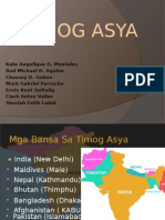 Aral Pan Report ( Group 3) - Timog Asya