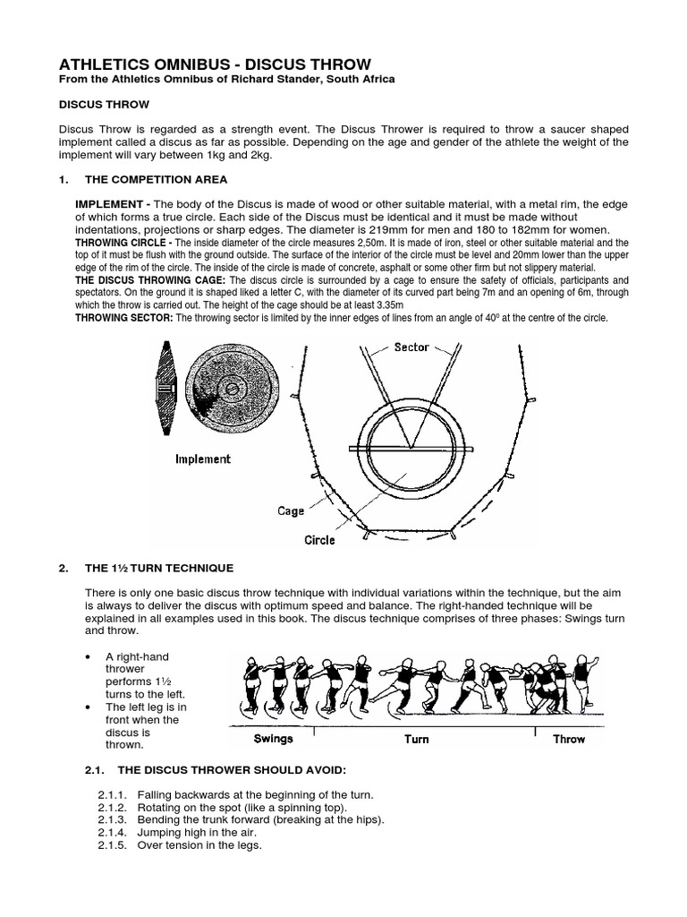 Thrower X Shot Put & Discus Throw Manual – Coaching Guide, Training Plans, Technique Drills