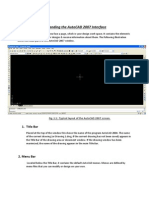 Chapter 1: Understanding The Autocad 2007 Interface: 1. Title Bar