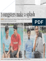 Agnishwar Jayaprakash Make A Splash