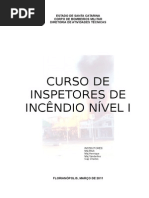 Apostila - Curso de Inspetores de Incêndio Nível I