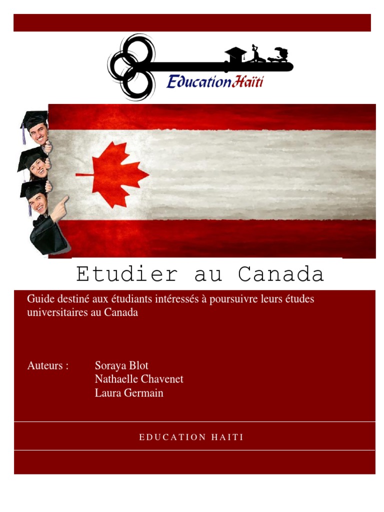 Étudier au Canada : Guide pour Haïtiens | PDF | Canada | Université
