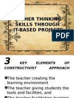 Higher Thinking Skills Through It-Based Projects