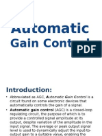 Automatic: Gain Control