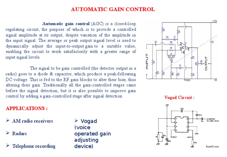 Automatic Gain Control (AGC) Is A Closed-Loop | PDF | Technology ...