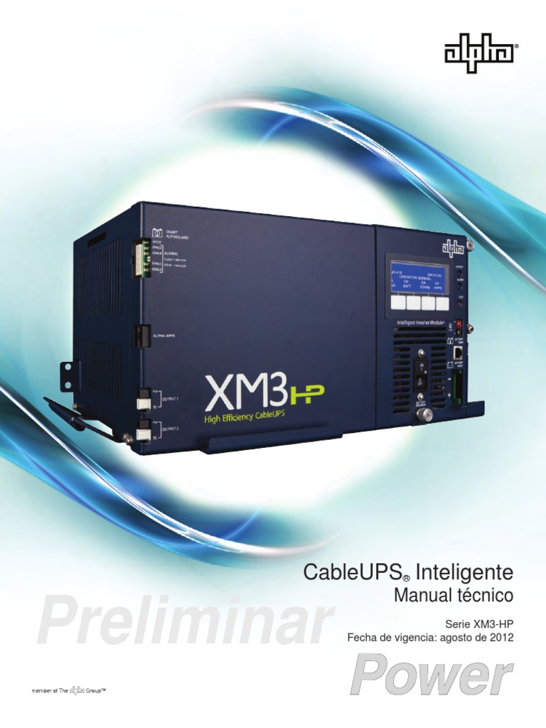 Manual Fuente Alpha XM3 PDF Batería (electricidad) Transformador