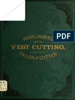 Vest Cutting - A Manual For The Practical Tailor and Cutter - 1883