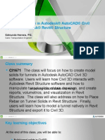 Tunneling Design in Autodesk® Autocad® Civil 3D® and Autodesk® Revit® Structure