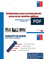 Nuevas Orientaciones en Acoso LAboral - DN Servicio Civil - Nov 2012