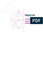 Magoosh GRE - 90 Day GRE Study Plan (Math Focused) (V3 June 2015)